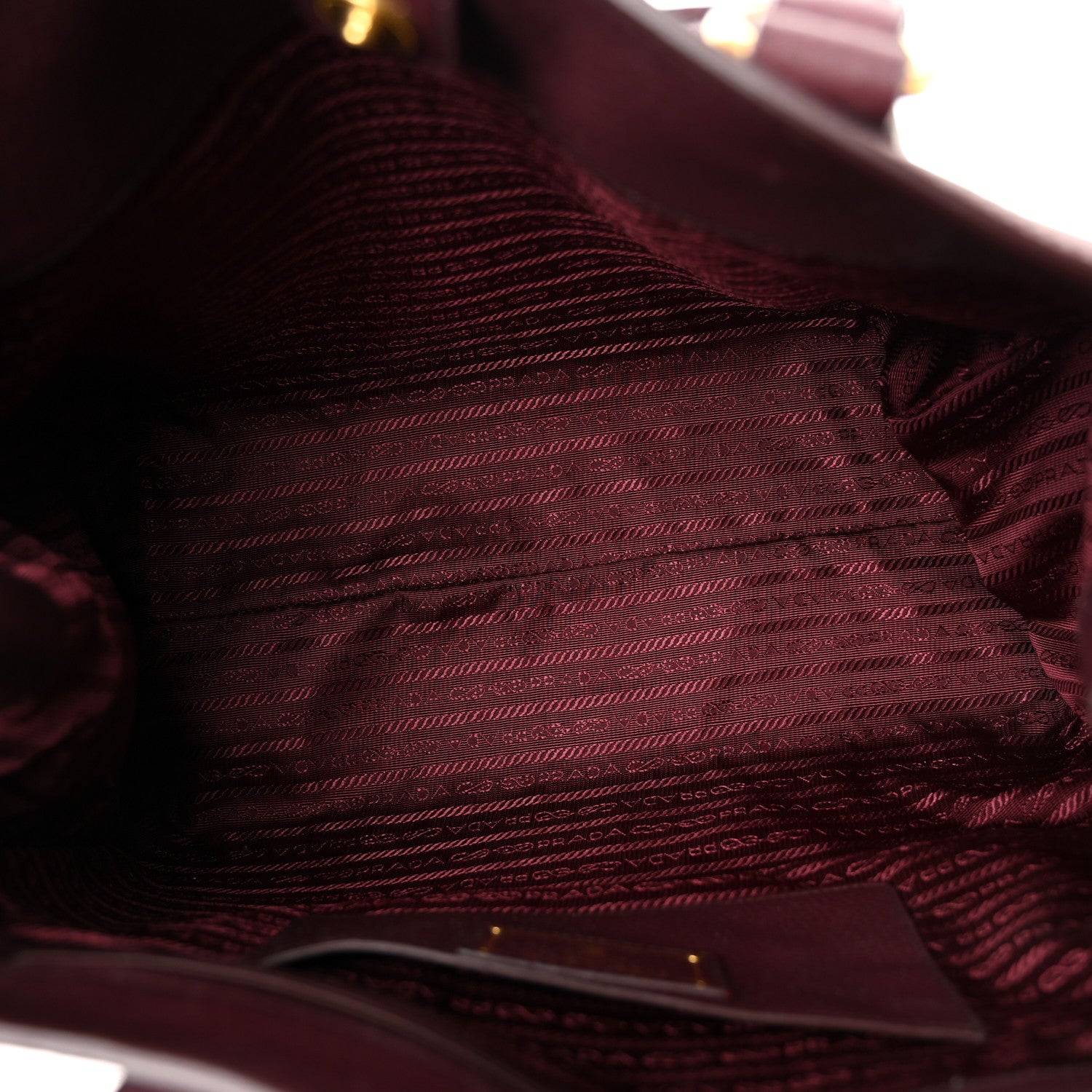 Prada Vitello Daino Tote Granato 5 of 11