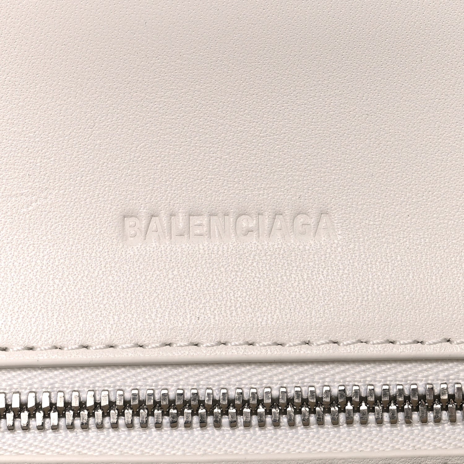Balenciaga Faux Calfskin Fabric Glow In The Dark Small Sneakerhead Top Handle Bag White Orange 6 of 9