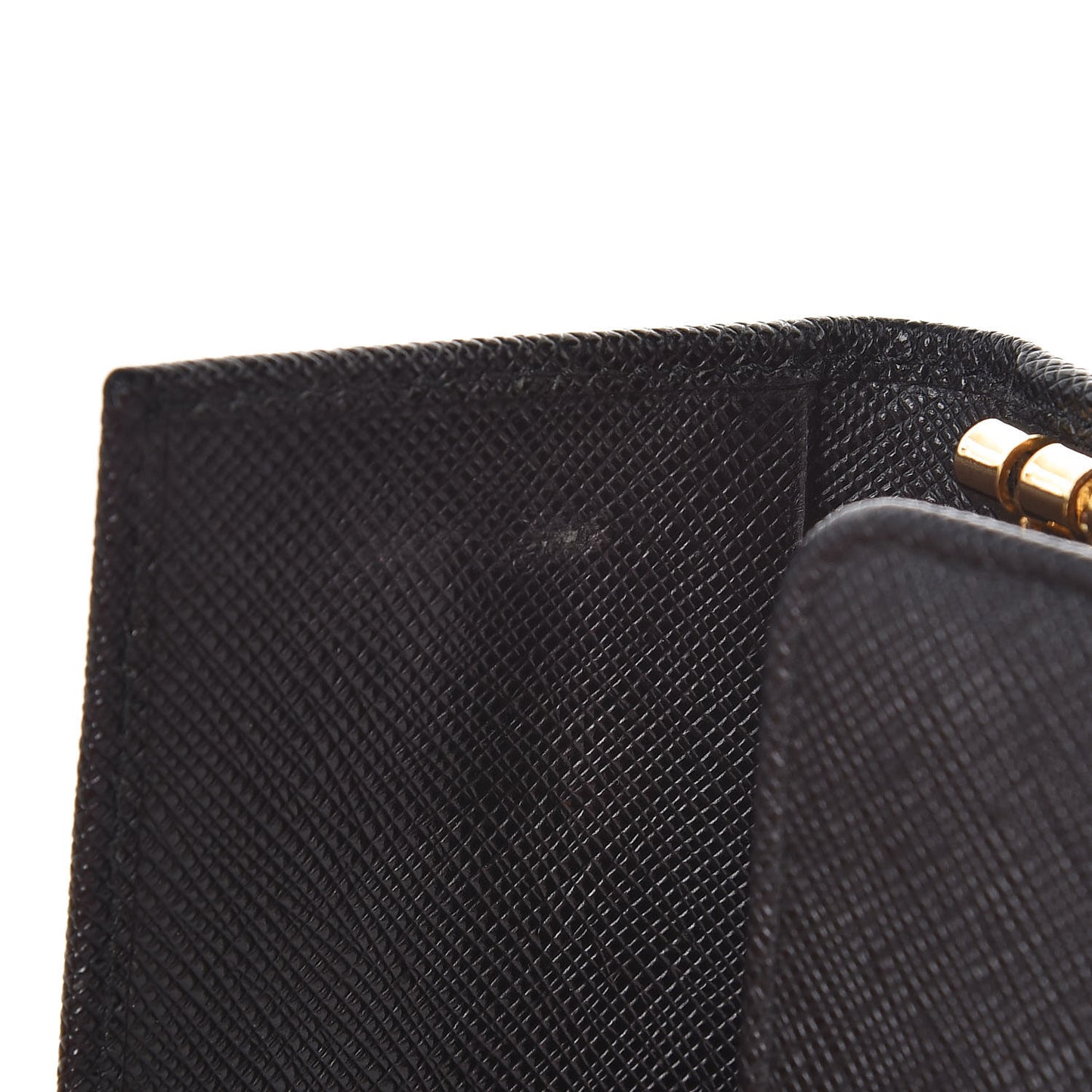 Saffiano Metal 6 Key Holder Black