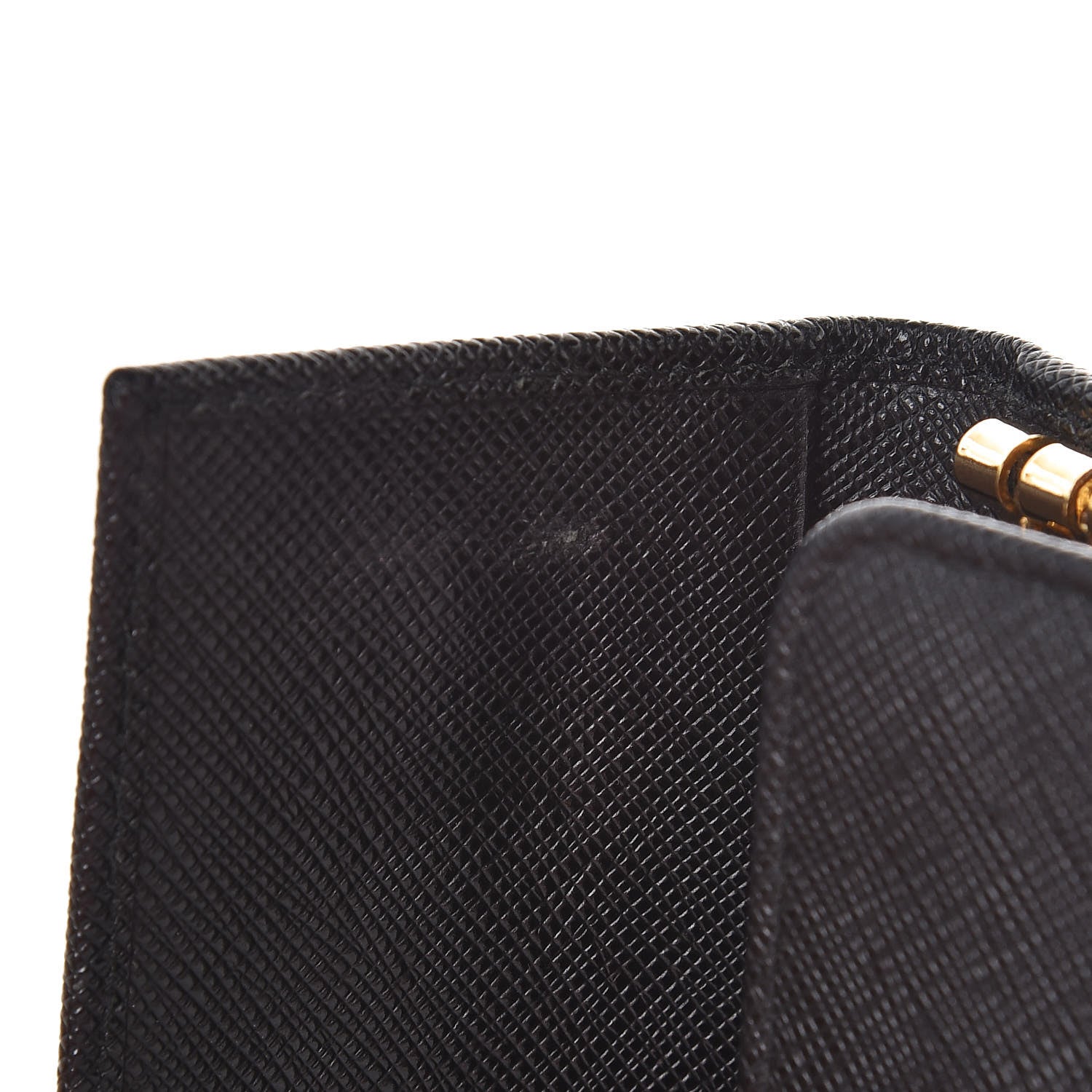 Prada Saffiano Metal 6 Key Holder Black 7 of 8