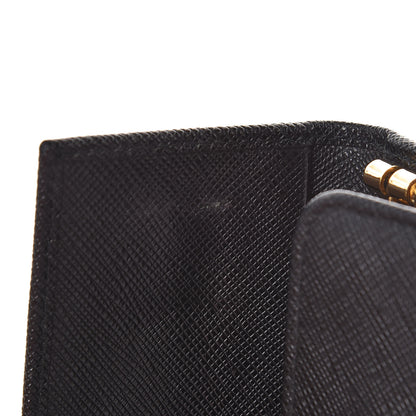 Prada Saffiano Metal 6 Key Holder Black 7 of 8