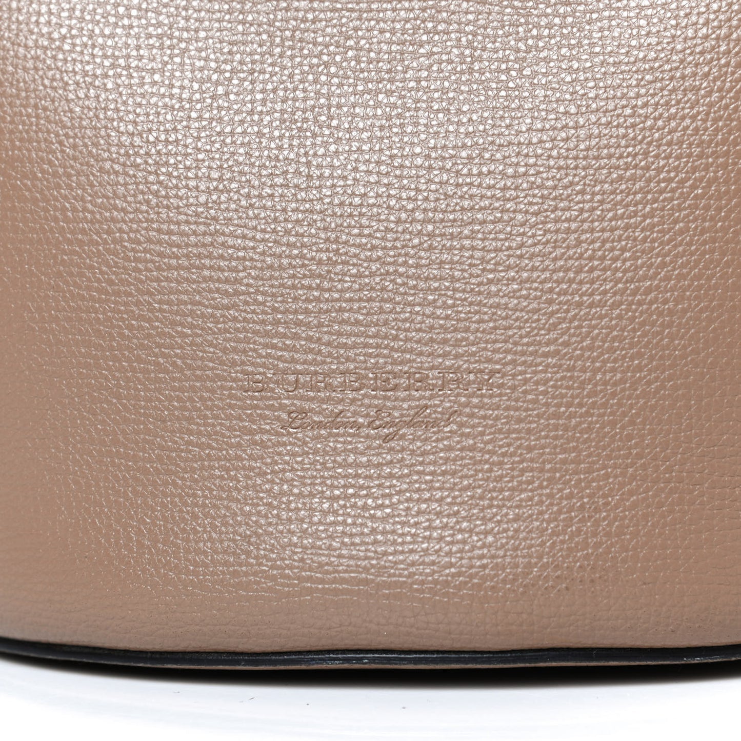 Calfskin Small Lorne Bucket Crossbody Natural