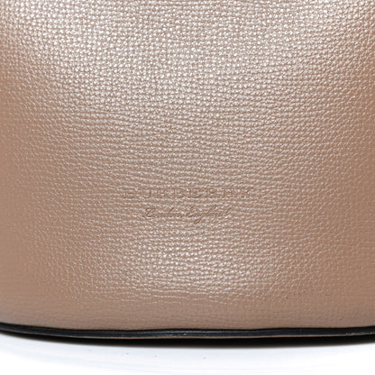 Burberry Calfskin Small Lorne Bucket Crossbody Natural 5 of 10