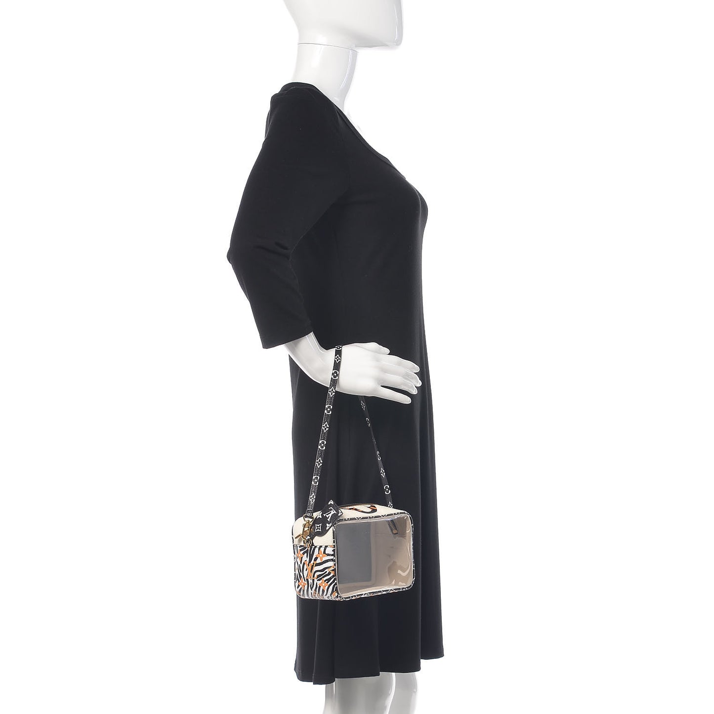 Monogram Giant Jungle Beach Pouch Ivory