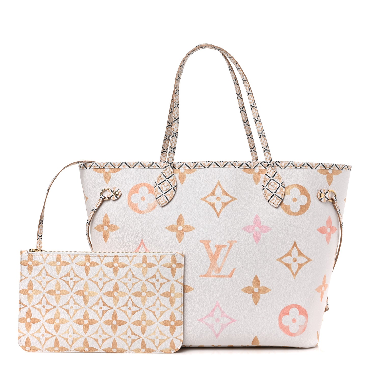 Monogram Giant By The Pool 2.0 Neverfull MM Beige