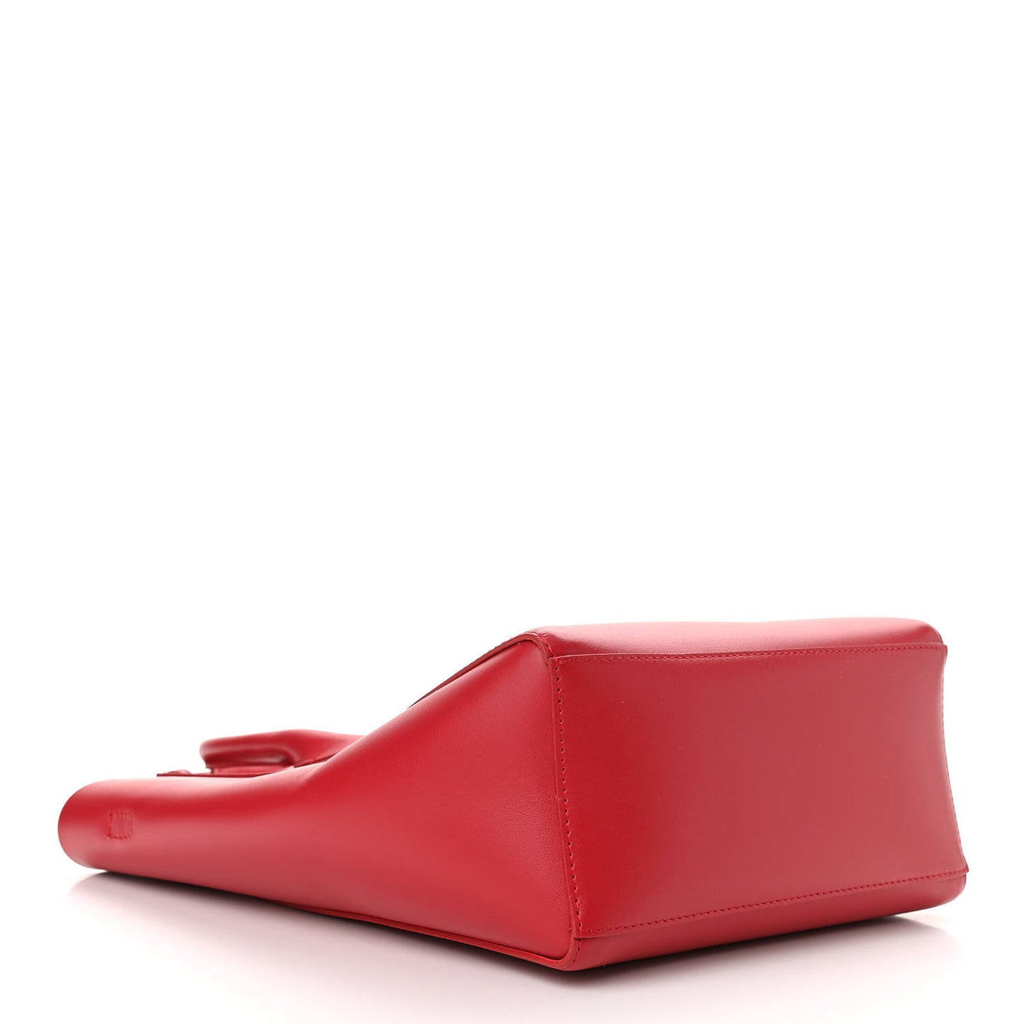 Calfskin Logo Mini North South Tote Flamma