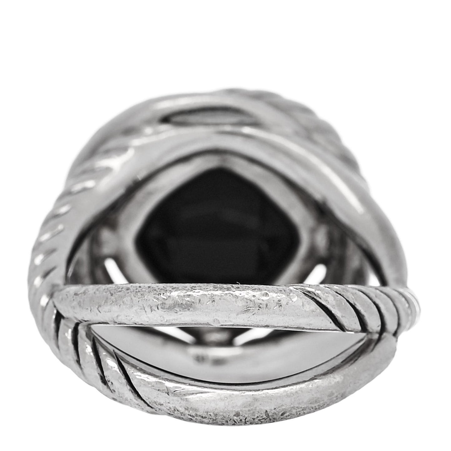 DAVID YURMAN Sterling Silver Black Onyx 11mm Infinity Ring