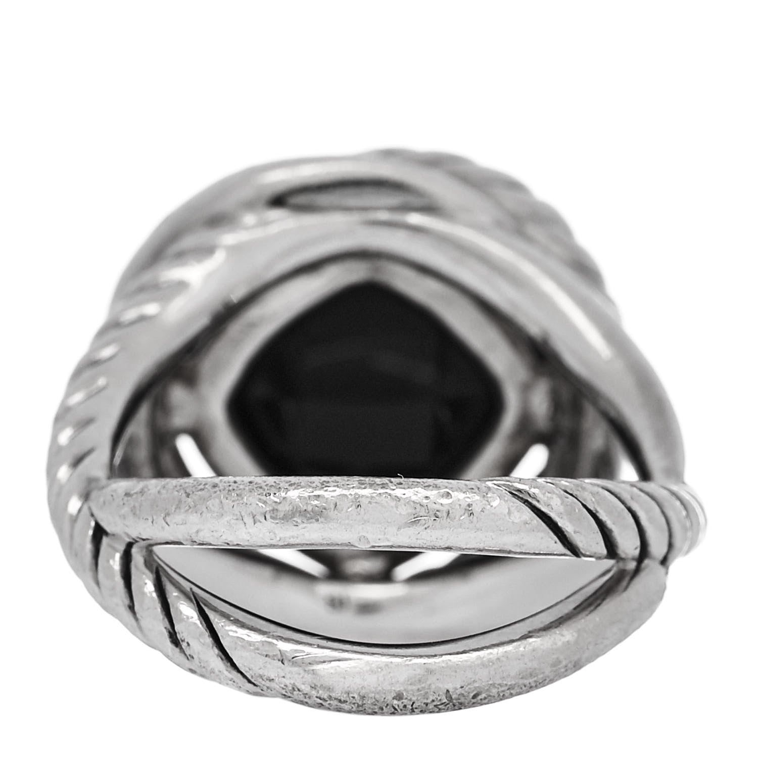 David Yurman DAVID YURMAN Sterling Silver Black Onyx 11mm Infinity Ring 4 of 5