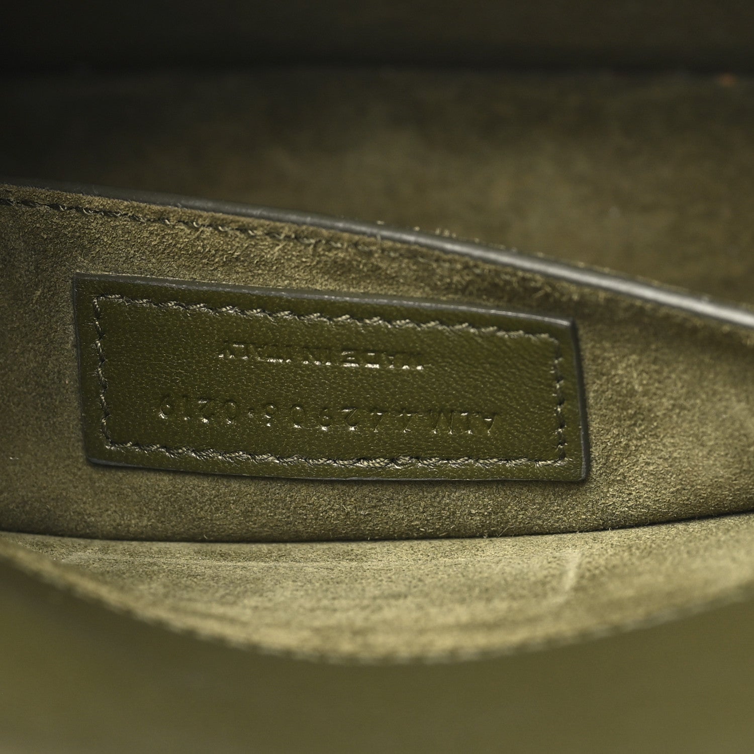 Saint Laurent Calfskin Medium Monogram Sunset Vert Kaki 7 of 11