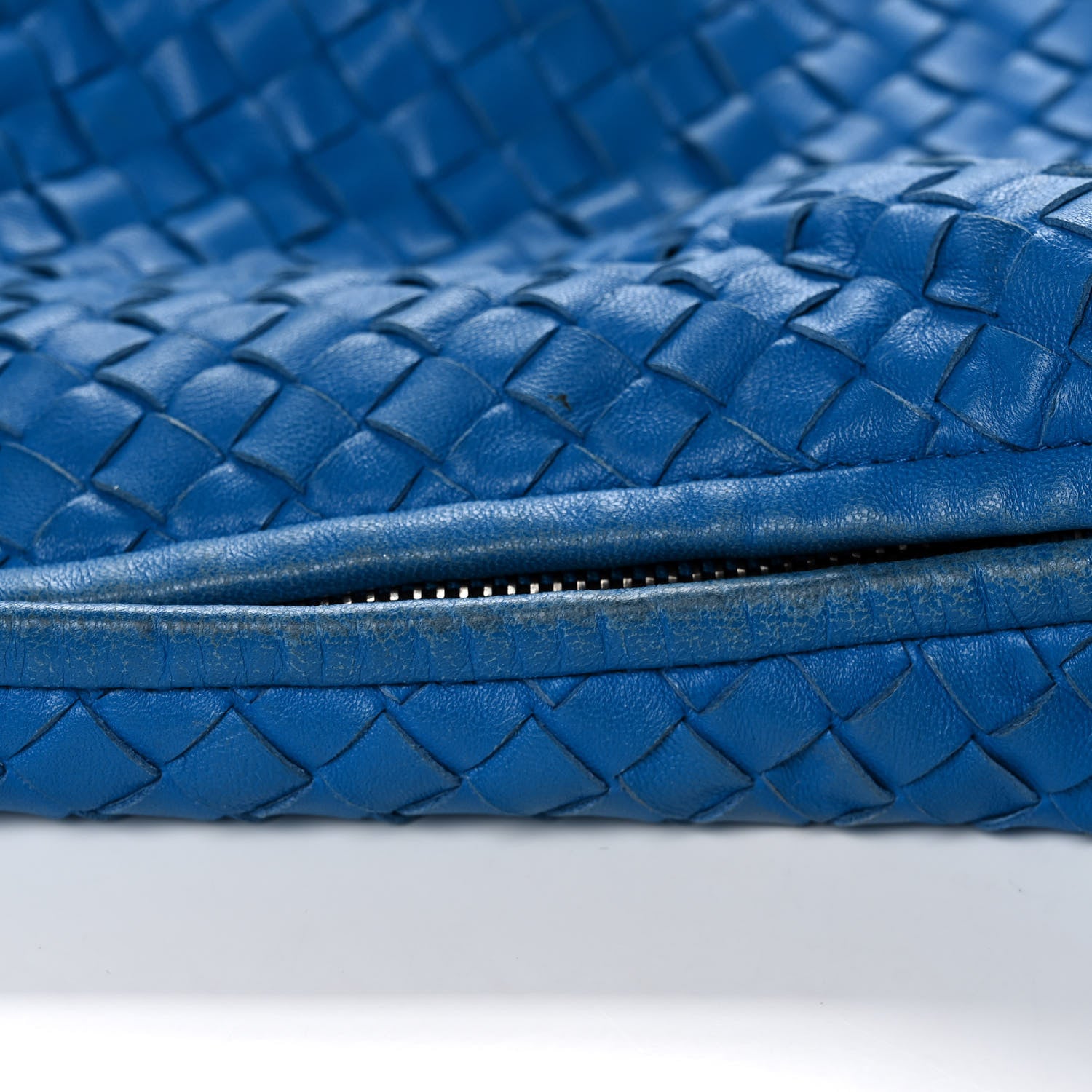 Bottega Veneta Nappa Intrecciato Large Veneta Hobo Signal Blue 9 of 14