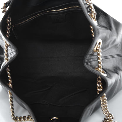 Gucci Patent Medium Soho Chain Shoulder Bag Black 5 of 7