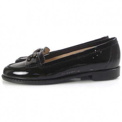 Chanel Patent Leather Loafers Black 2 of 7
