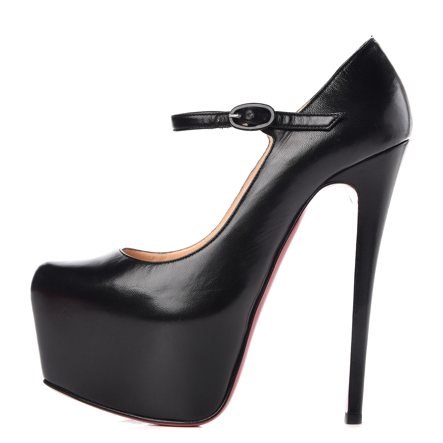 Christian Louboutin Kid Lady Daf 160 Pumps 37.5 Black 1 of 9