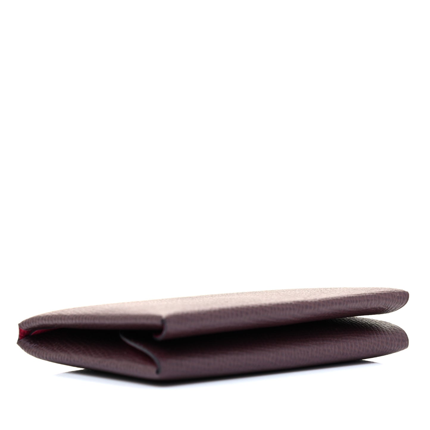Epsom Verso Calvi Duo Card Case Rouge Sellier Framboise