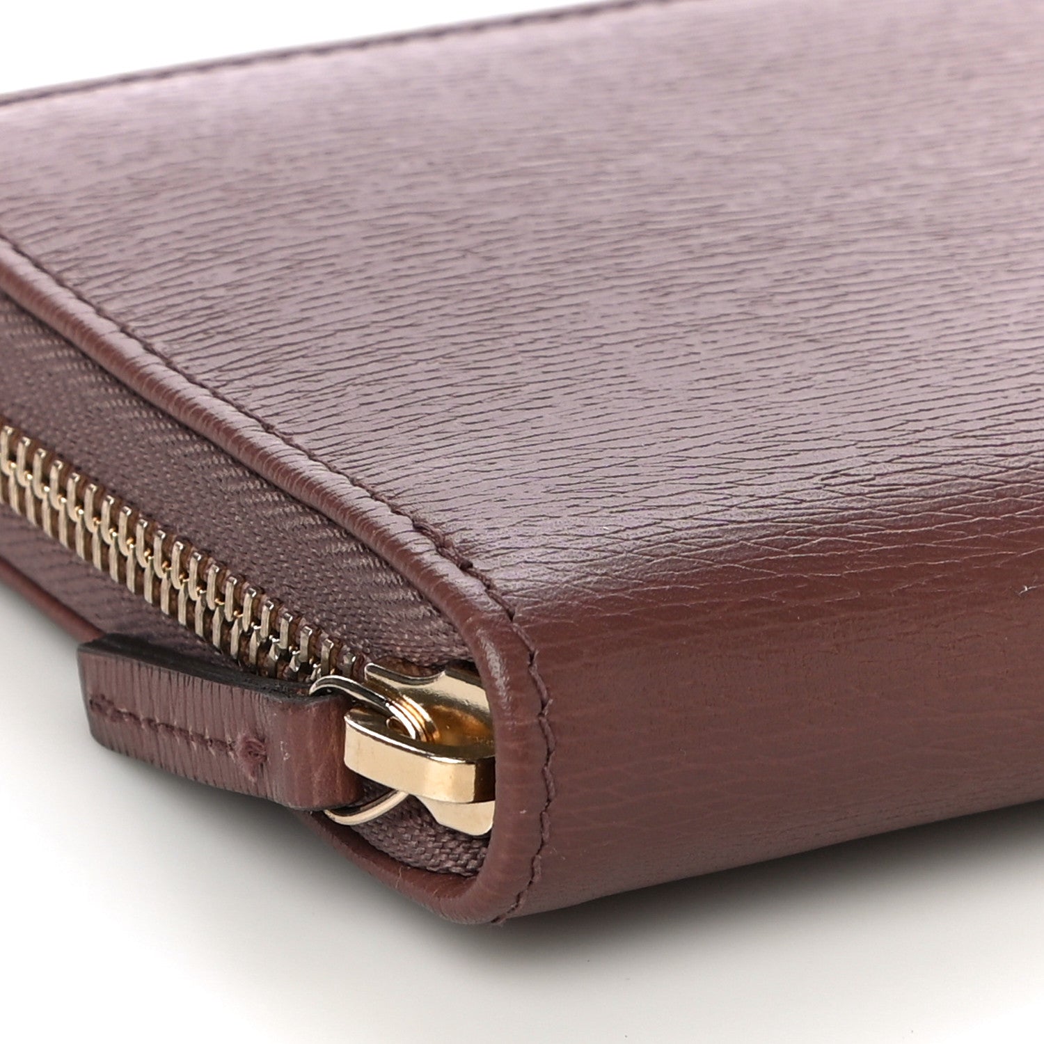 Gucci Calfskin Betty Zip Around Wallet Brown 8 of 10