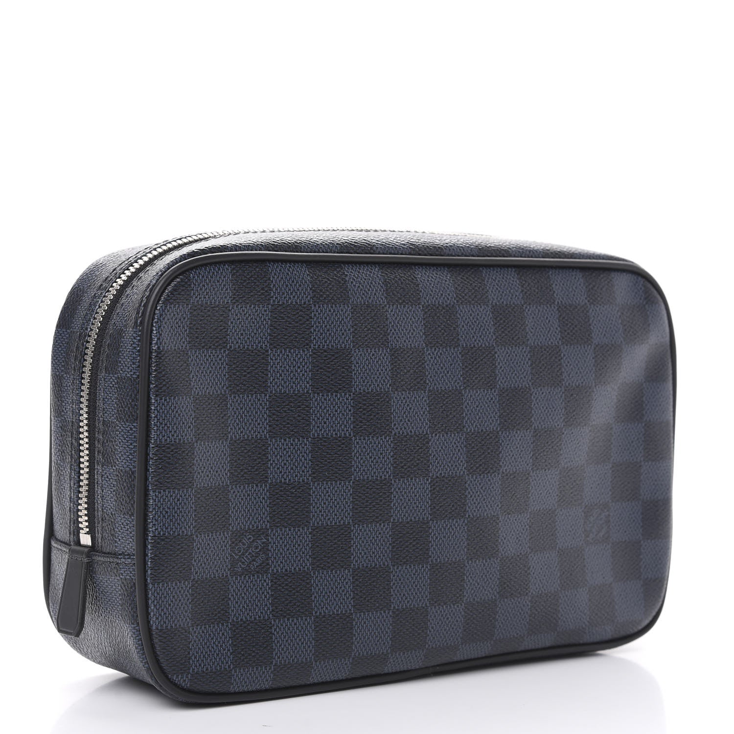 Louis Vuitton Damier Cobalt Jungle Toilet Pouch GM Blue 3 of 9