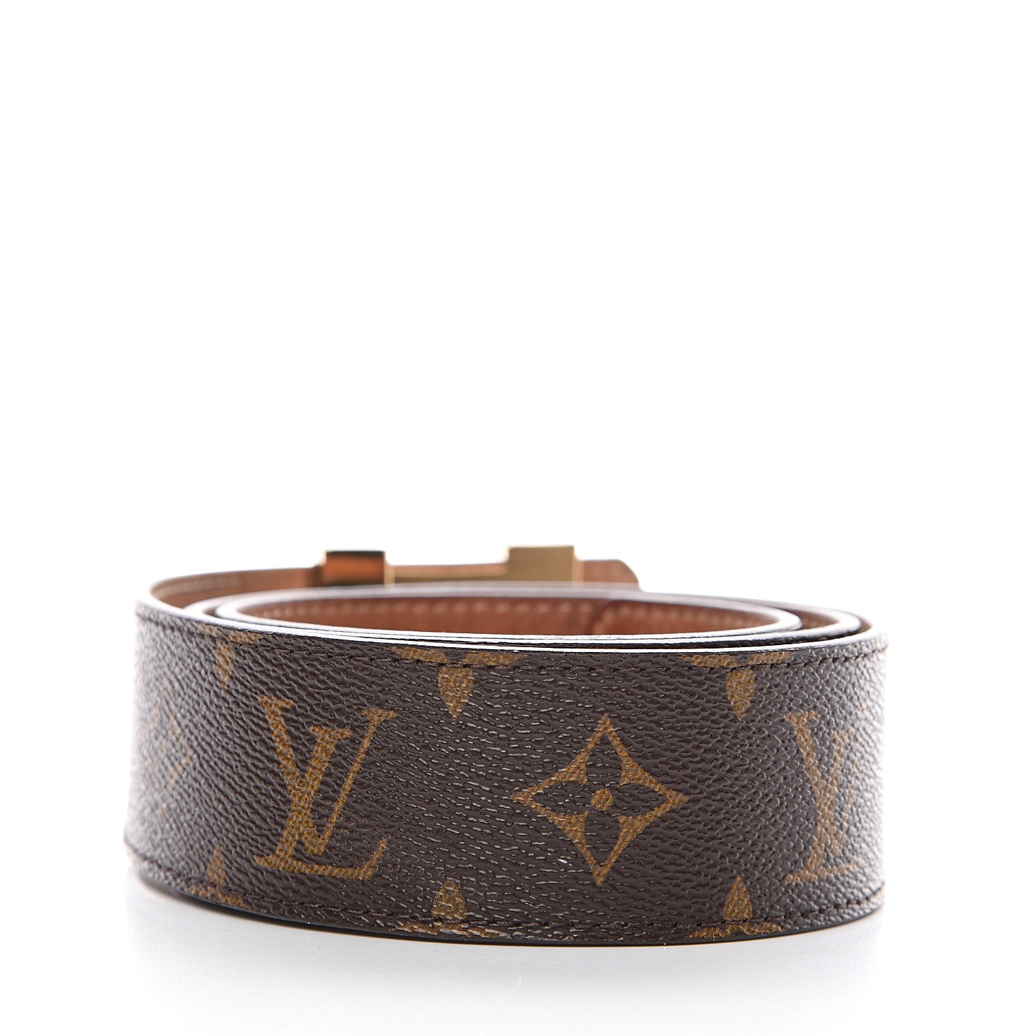 Louis Vuitton Monogram 40mm LV Initiales Belt 80 32 2 of 7
