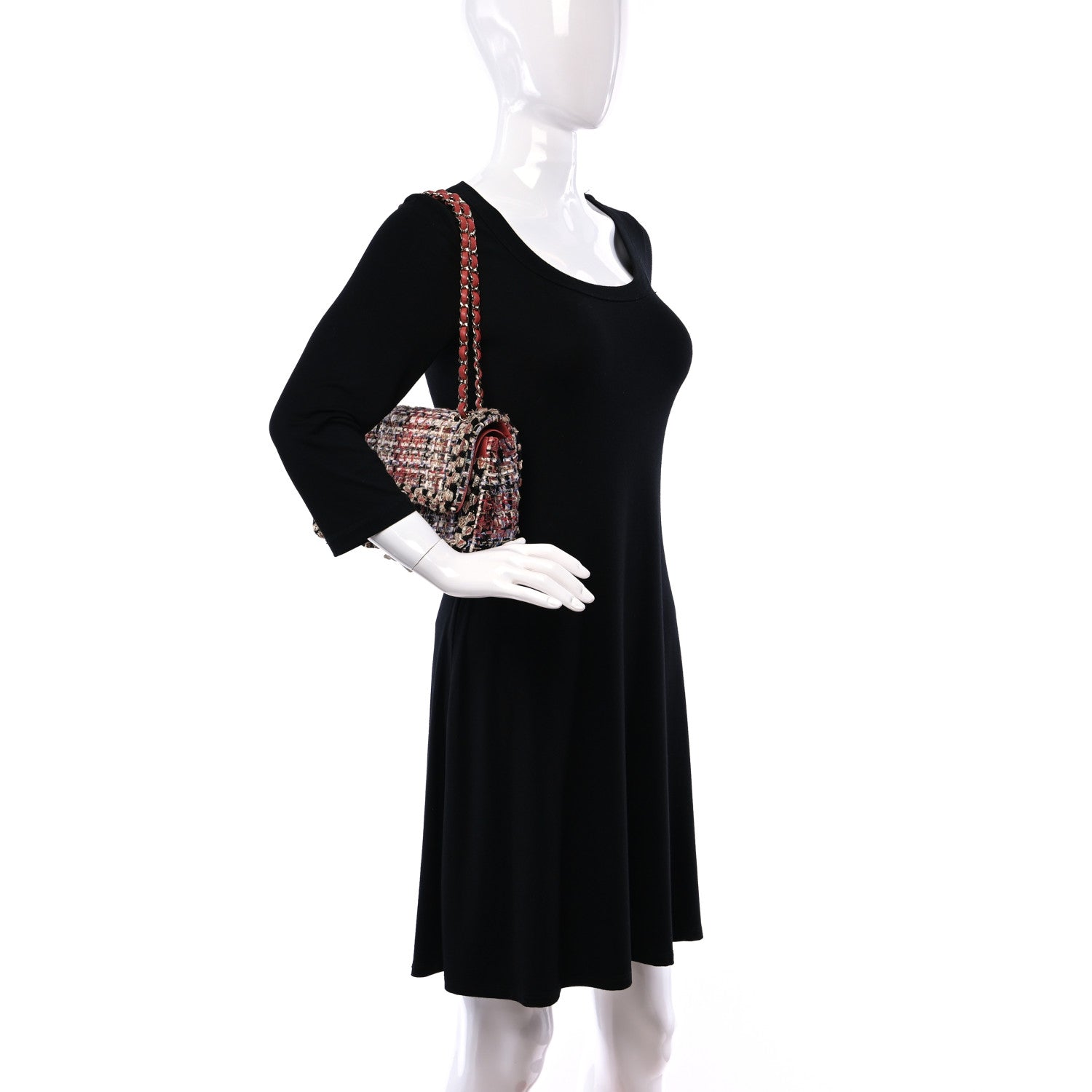 Chanel Tweed Quilted Rectangular Flap Multi 2 of 11