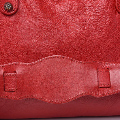 Balenciaga Agneau Giant 12 Rose Gold Hardware City Rouge Coquelicot 13 of 17