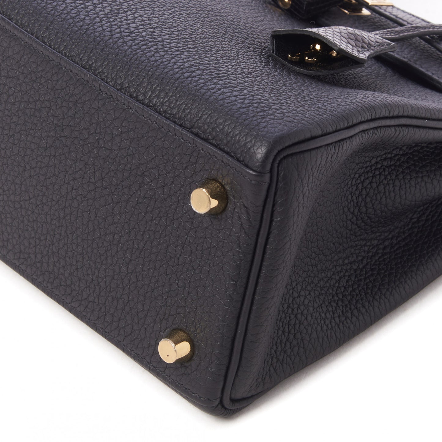 Togo Lizard Kelly Retourne Touch 25 Black