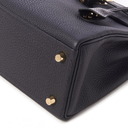 Hermes Togo Lizard Kelly Retourne Touch 25 Black 9 of 34