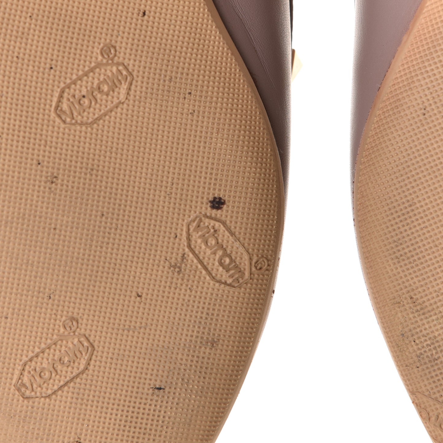 Nappa Rockstud Ballerina Flats 39.5 Poudre