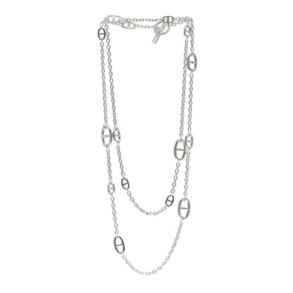 Hermes Sterling Silver Farandole Necklace 120 3 of 6
