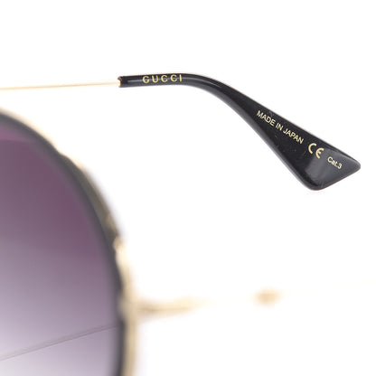 Gucci Round Frame Sunglasses GG0061S Black 5 of 6
