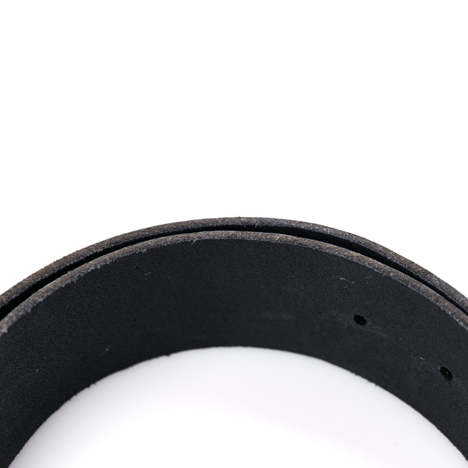 Gucci Faded Calfskin Snake Double G 40mm Belt 85 34 Black 5 of 8
