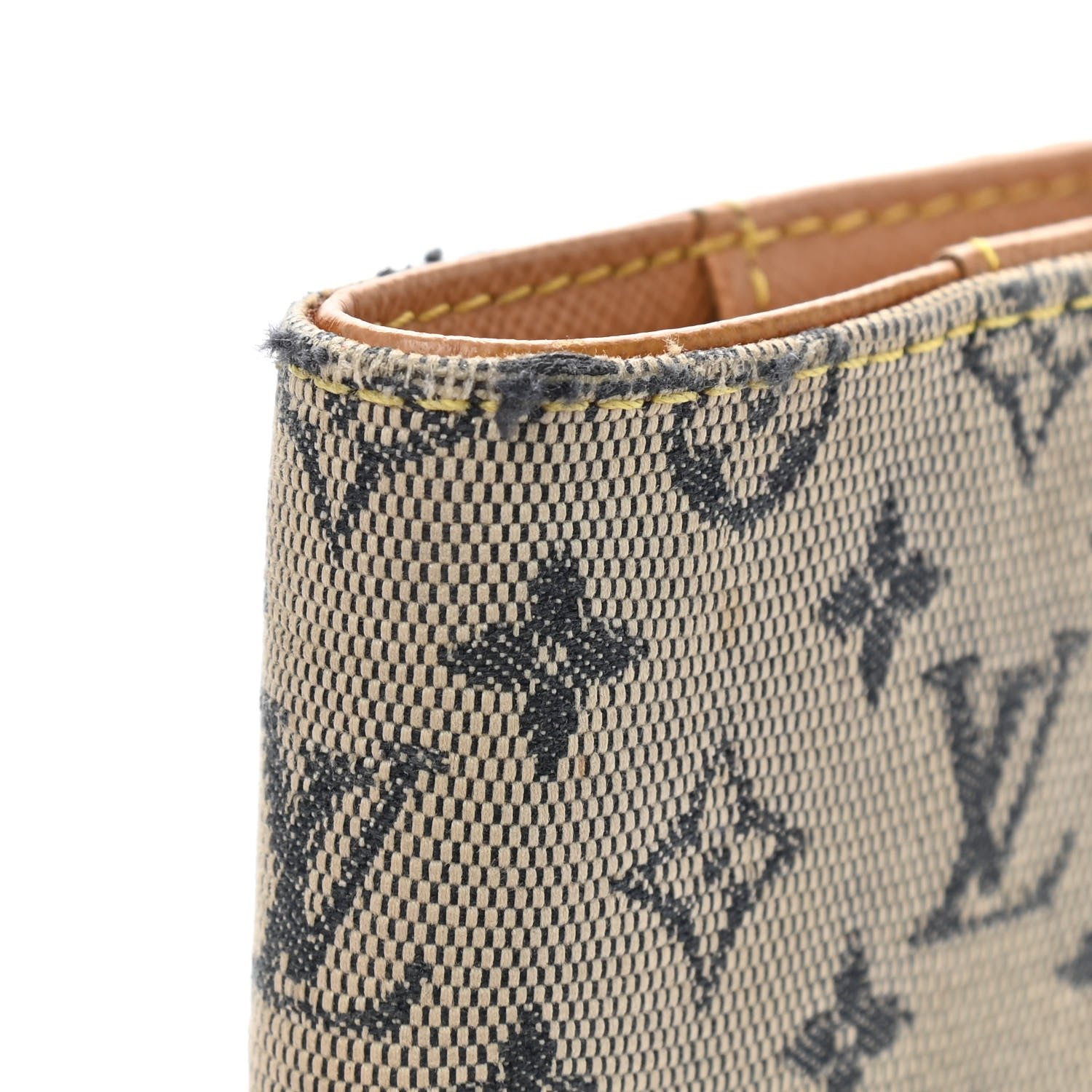 Louis Vuitton Mini Lin Small Ring Agenda Cover Blue 8 of 10