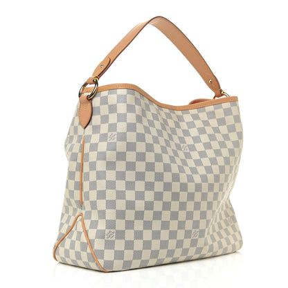 Louis Vuitton Damier Azur Delightful MM Pink 3 of 13