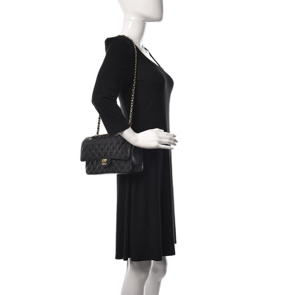 Chanel Caviar Quilted Medium Double Flap Black 3 of 12