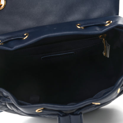 Chanel Lambskin Quilted Small Urban Spirit Backpack Navy 5 of 8