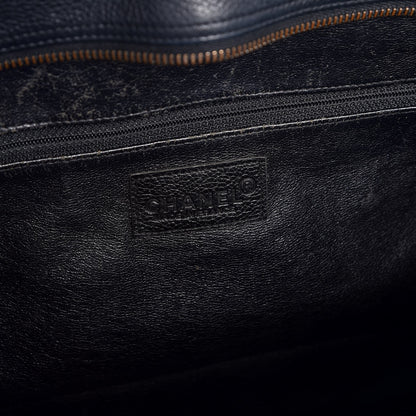 Chanel Caviar Patent Large Bowler Black 6 of 16