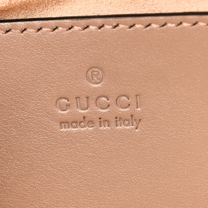 Gucci Calfskin Matelasse Small GG Marmont Chain Shoulder Bag Porcelain Rose 6 of 11