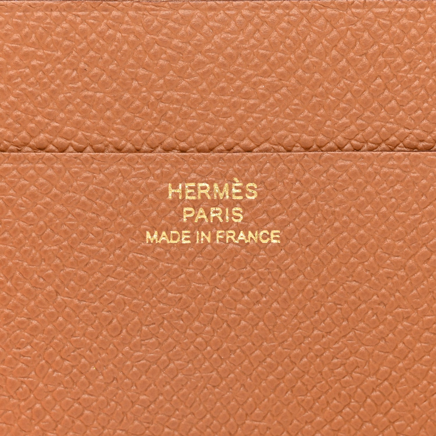 Hermes Epsom Tri-Fold Compact Bearn Wallet Gold 7 of 9