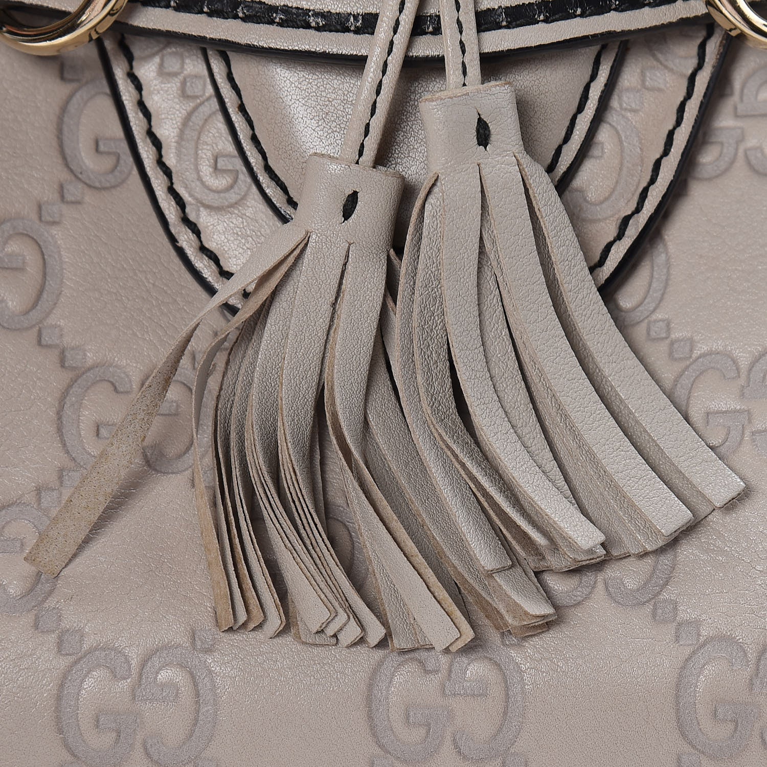 Gucci Guccissima Signature Medium Emily Chain Shoulder Bag Mystic White 19 of 19