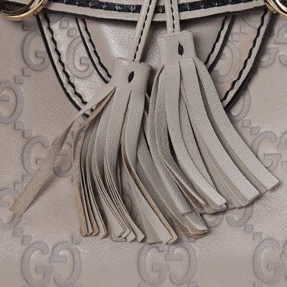 Gucci Guccissima Signature Medium Emily Chain Shoulder Bag Mystic White 19 of 19
