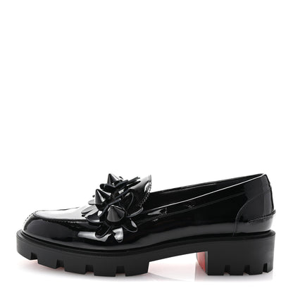 Christian Louboutin Patent Daisy Loafers 41 Black 1 of 8