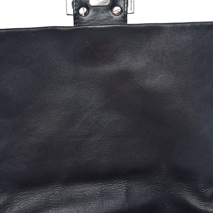 Fendi Calfskin Big Forever Mama Baguette Black 8 of 13