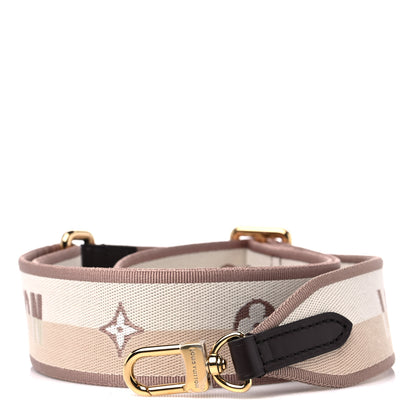 Louis Vuitton Jacquard Speedy Bandouliere 20 Shoulder Strap Beige Brown 1 of 3