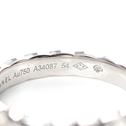 Chanel 18K White Gold Mini Coco Crush Ring 54 6.75 5 of 6
