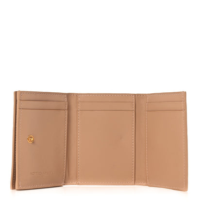 Bottega Veneta Nappa Intrecciato Trifold Wallet Cipria 5 of 7