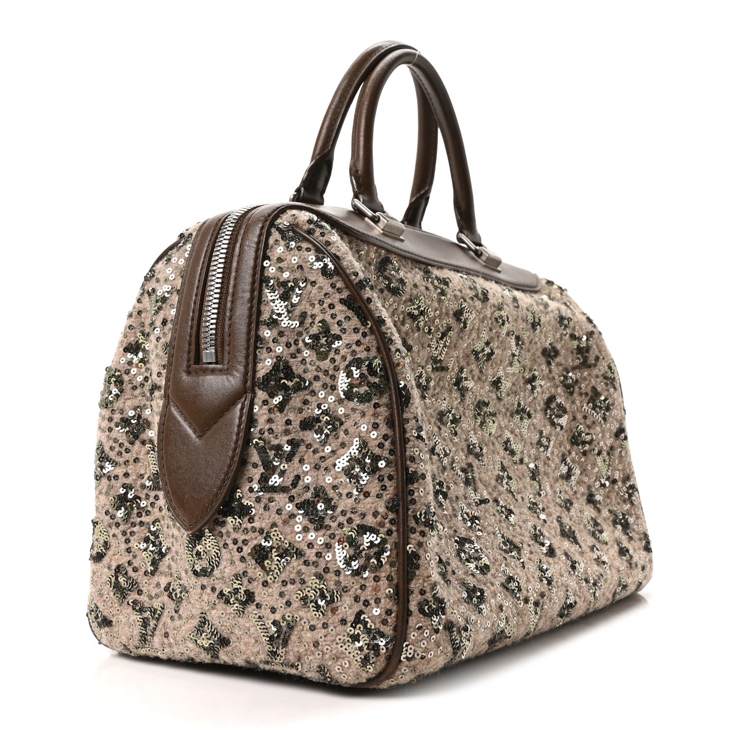 Louis Vuitton Sequin Monogram Sunshine Express Speedy Kaki 3 of 9
