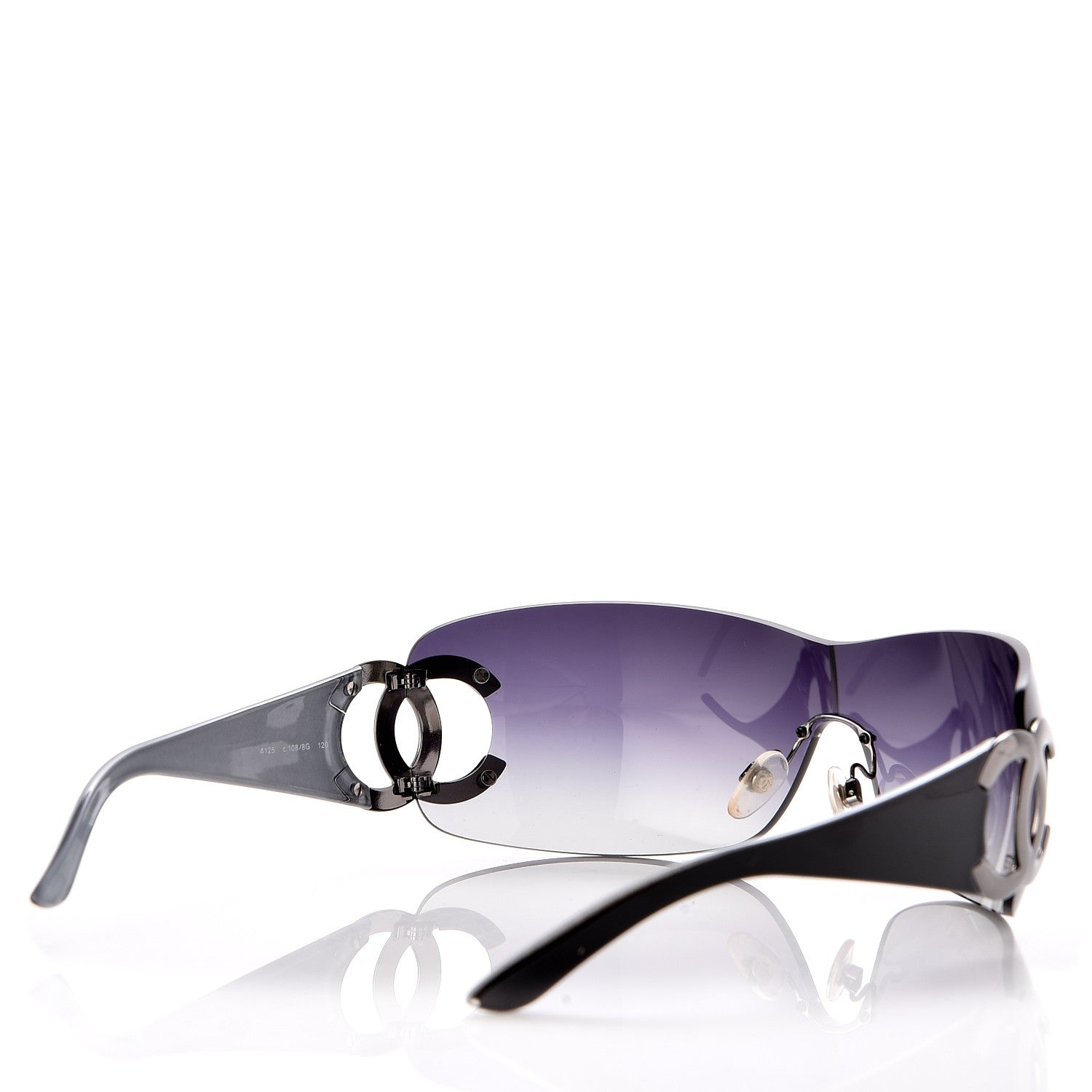 CHANEL(シャネル) サングラス 4125 Chanel Black Rimless CC Logo Sunglasses 4125 | Yoogi's Closet
