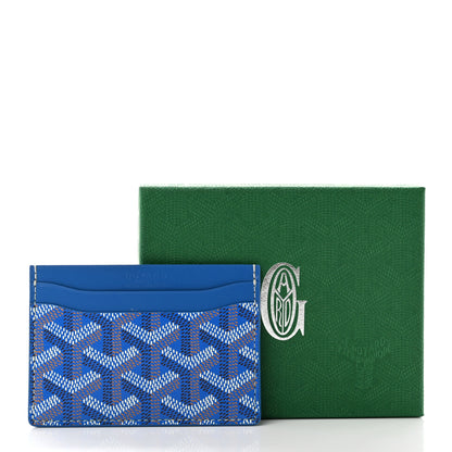 Goyard Goyardine Saint Sulpice Card Holder Sky Blue 7 of 7