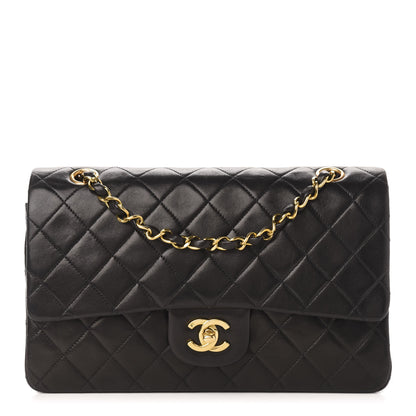 Chanel Lambskin Quilted Medium Double Flap Black 1 of 12