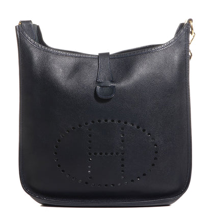 Hermes Courchevel Evelyne GM Bleu Marine 1 of 14