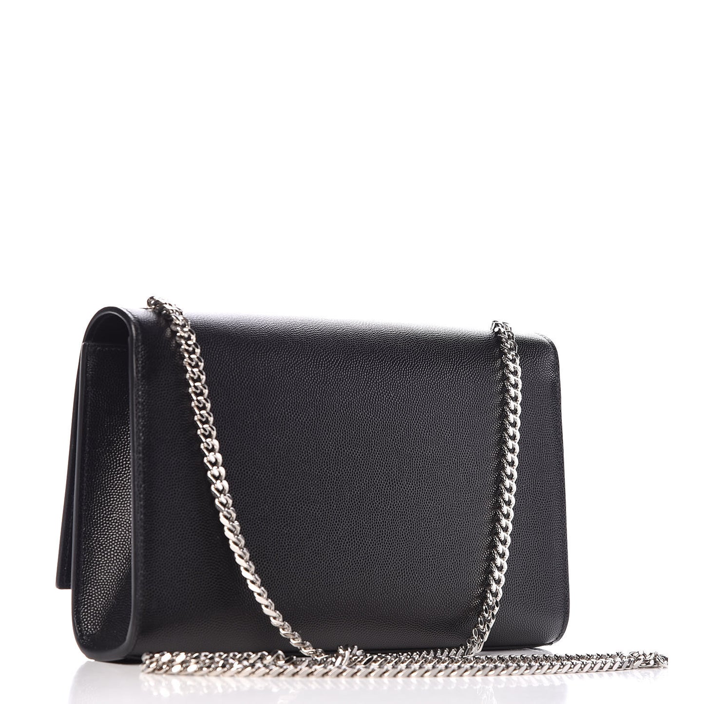 Grain De Poudre Medium Classic Monogram Kate Satchel Black