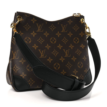 Louis Vuitton Monogram Odeon PM Black 3 of 9